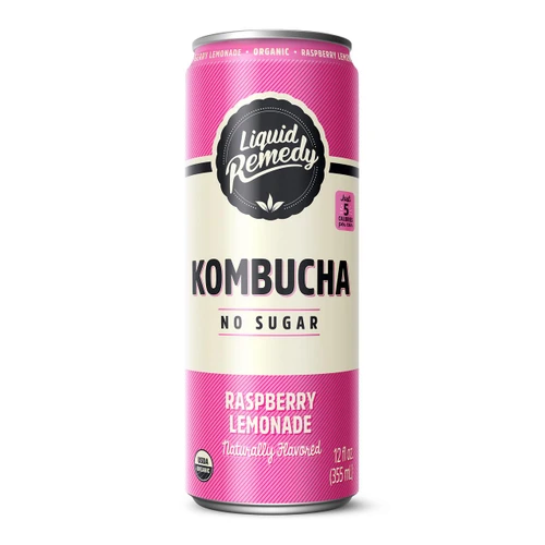 Raspberry Lemonade Organic Kombucha 12/12oz