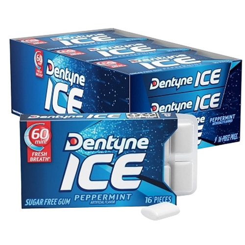 Sugar Free Peppermint Dentyne ICE 9/16pc View Product Image