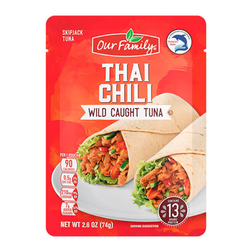 Thai Chili Wild Caught Tuna, Pouch 24/2.6oz