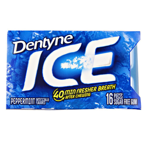 Sugar Free Peppermint Dentyne ICE 9/16pc