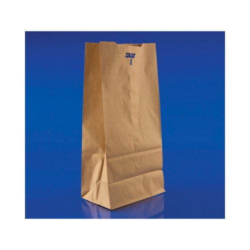 8lb Brown Paper Bags 6.25x4x12.5 500ct View Product Image