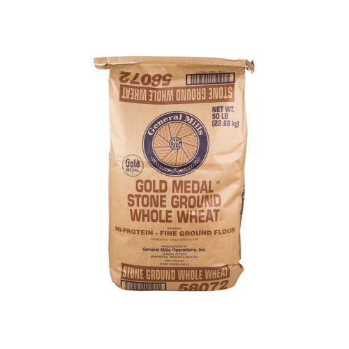 GM Stone Ground Whole Wheat Flour 50lb View Product Image