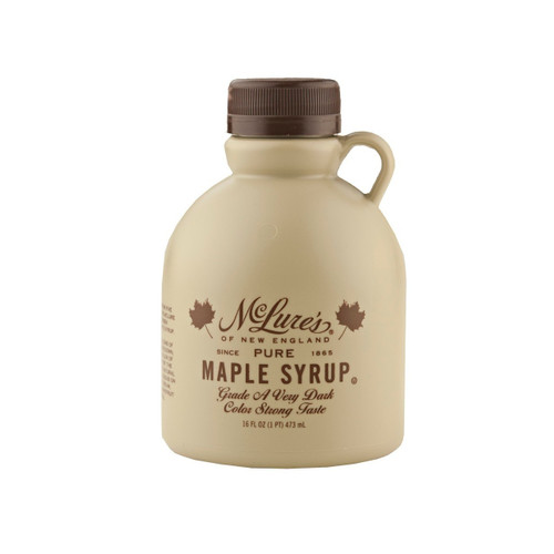 Real Food, Organic Maple Syrup, Grade A, Dark Color, 16 fl oz (473 ml)