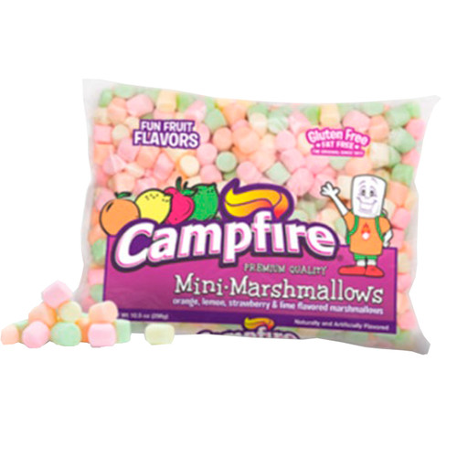  Fruit Flavored Mini Marshmallows - 10 Ounces of