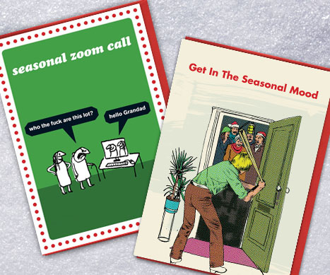 Modern Toss xmas cards