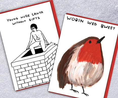 david shrigley xmas cards