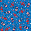 7946-17 Blue || Patriotic Pooch