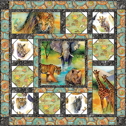 Into the Wild Quilt Studio E Fabrics