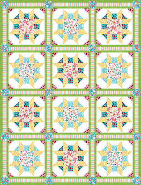 Sunshine Garden Quilt 2 Studio E Fabrics