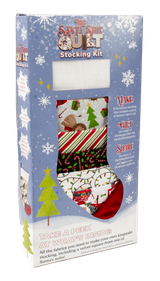 Santa Suit Quilt - Stocking