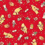 Christmas at Pooh Corner Minky