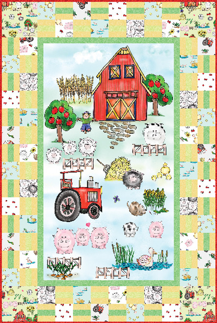 A Trip to the Farm Quilt #1 A Trip to the Farm Quilt #1