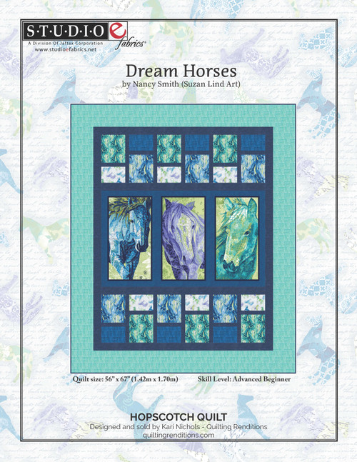 Dream Horses - Hopscotch Quilt Dream Horses - Hopscotch Quilt