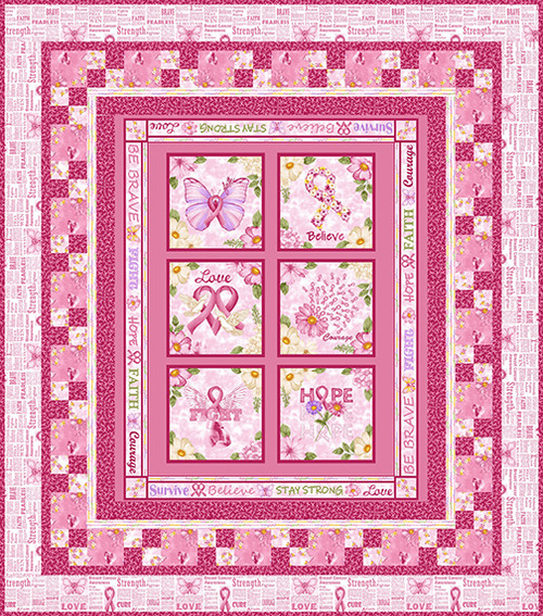 Pink Power - Hope & Love Quilt Pink Power - Hope & Love Quilt