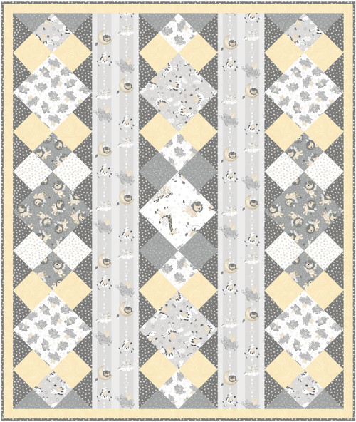 Moonlit Dreams - Goodnight Jungle Quilt Moonlit Dreams - Goodnight Jungle Quilt