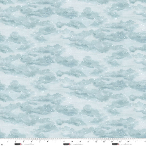 FabriCo イエティ Ash Fabric Lines - In Shops Now - Hazy Shade of Winter - Studio E Fabrics