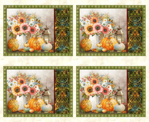 9205P-44 Cream* || Baskets of Autumn Blessings