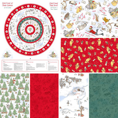 Christmas at Pooh Corner Minky-Digital Full Collection