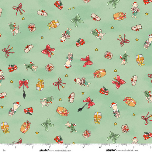 9103-68 Light Green || Christmas at Pooh Corner