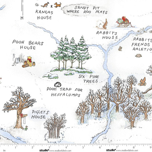 9105-07 Snow || Christmas at Pooh Corner