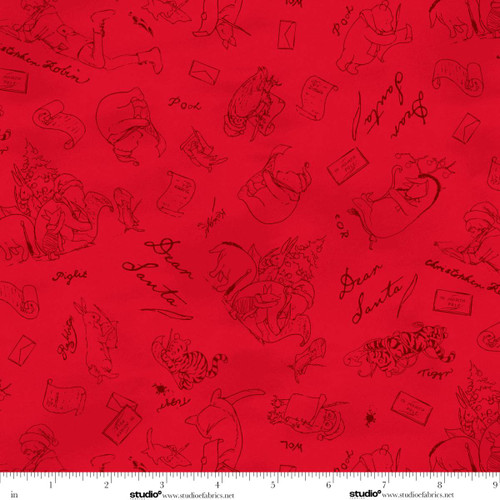 9107-88 Red || Christmas at Pooh Corner