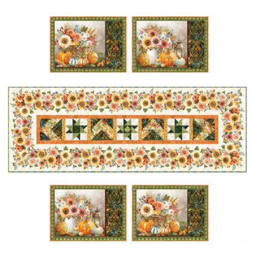 Baskets of Autumn Blessings - Autumn Blooms Table Set