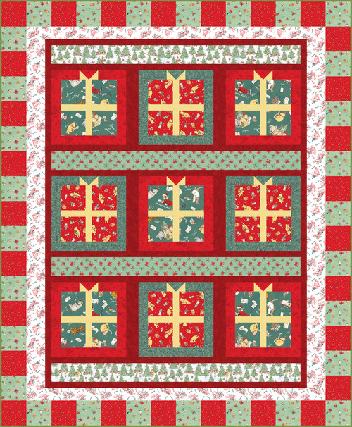 Christmas at Pooh Corner - Presents from Pooh Quilt Christmas at Pooh Corner - Presents from Pooh Quilt