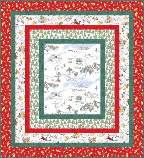 Christmas at Pooh Corner Minky - Winter Classic Quilt