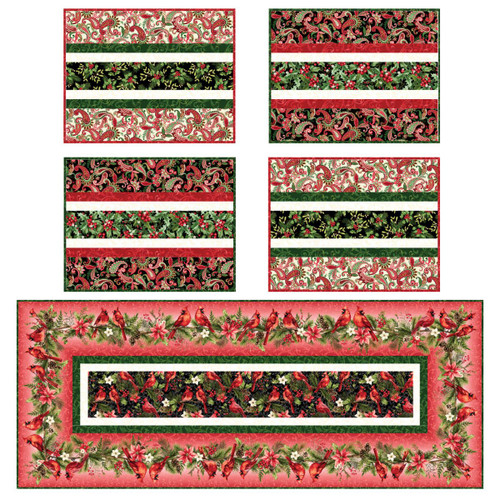 Holiday Feathers & Flourish - Festive Season Table Set