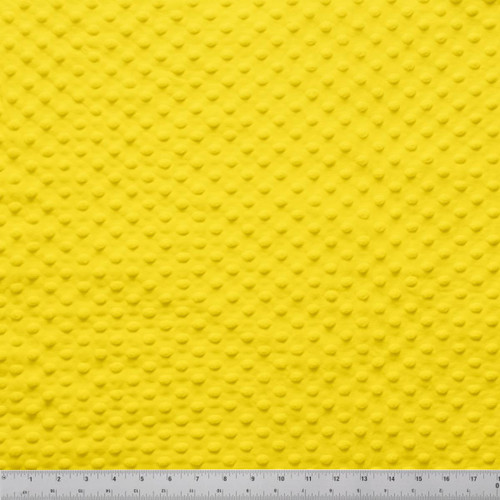 MINKY DOT - 58/60" BRIGHT YELLOW
