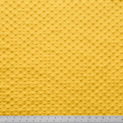 MINKY DOT - 58/60" MANGO YELLOW