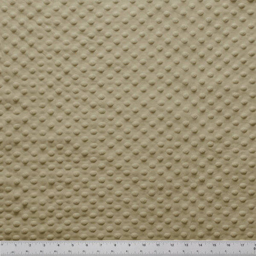 MINKY DOT - 58/60" MOCHA