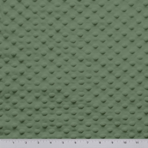 MINKY DOT - 58/60" OLIVE