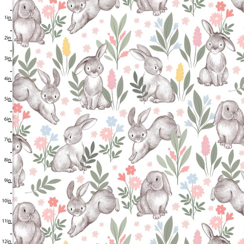 24695 White || Fluff & Bloom Minky