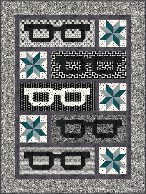 Monochrone Muse - Optics Quilt