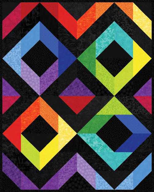 I've Got Hue, Babe - 5 & Dime Diamonds Quilt