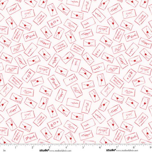 9609-08 White/Red || Bear Hugs and Kisses