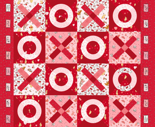 9613-82 Red/Pink || Bear Hugs and Kisses