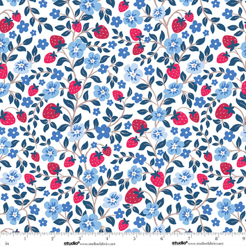 9167-70 Cornflower/White || Red, White, & Blueberry