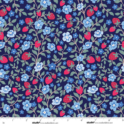 9167-78 Navy || Red, White, & Blueberry