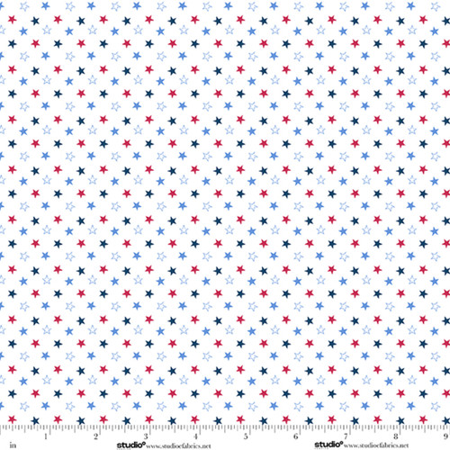 9171-07 White/Multi || Red, White, & Blueberry