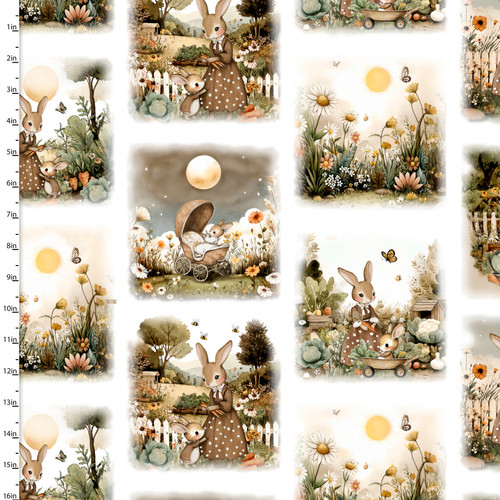 24891 WHITE || Bunny Blooms Garden