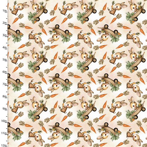 24892 CREAM || Bunny Blooms Garden