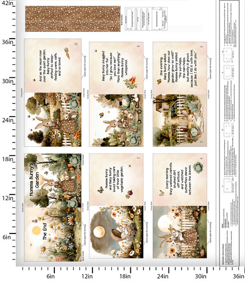 24894 MULTI || Bunny Blooms Garden