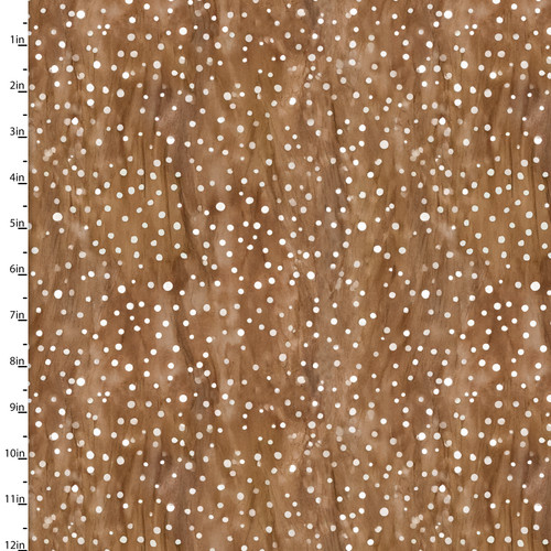 24954 BROWN || Bunny Blooms Garden Minky