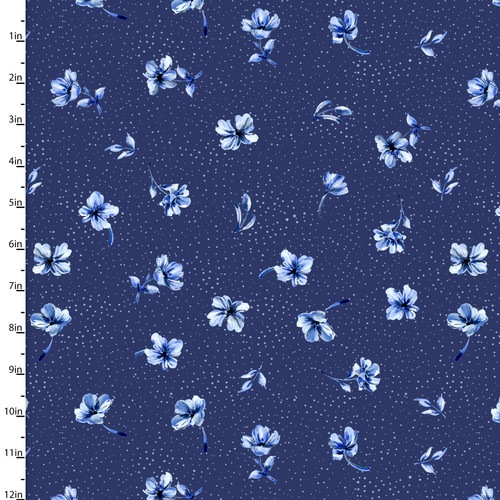 24855 NAVY || Indigo Heirloom