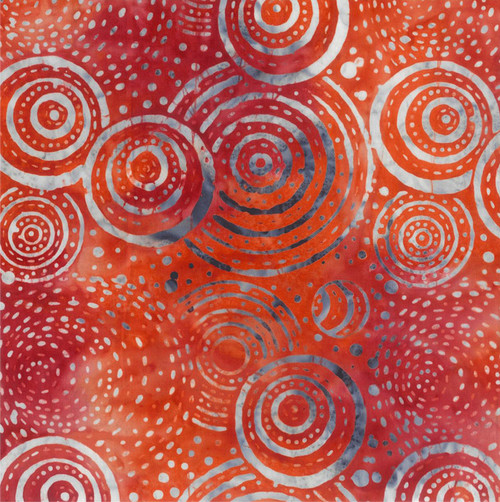 1519 Pomergranate || Fire Batiks