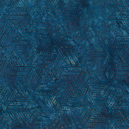 2450 Peacock || Denim Wash Batiks