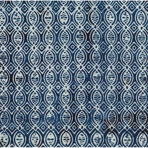 2452 Turquoise || Denim Wash Batiks
