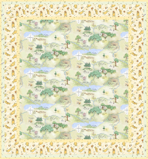 Classic Winnie Flannel - Winnie and Friends Throw